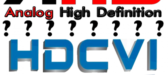 AHD HD-CVI HD-TVI