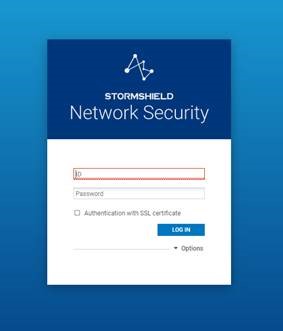 Interfaccia Stormshield Network Security