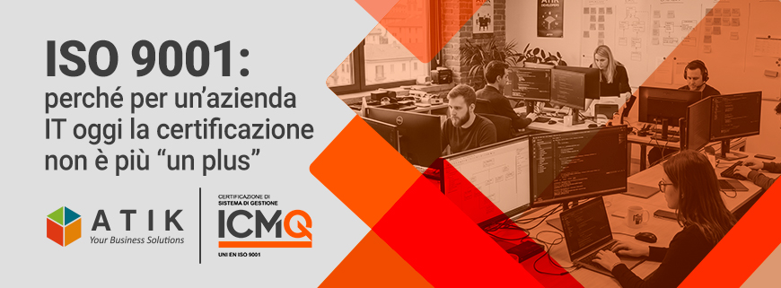 ISO 9001 certificazione