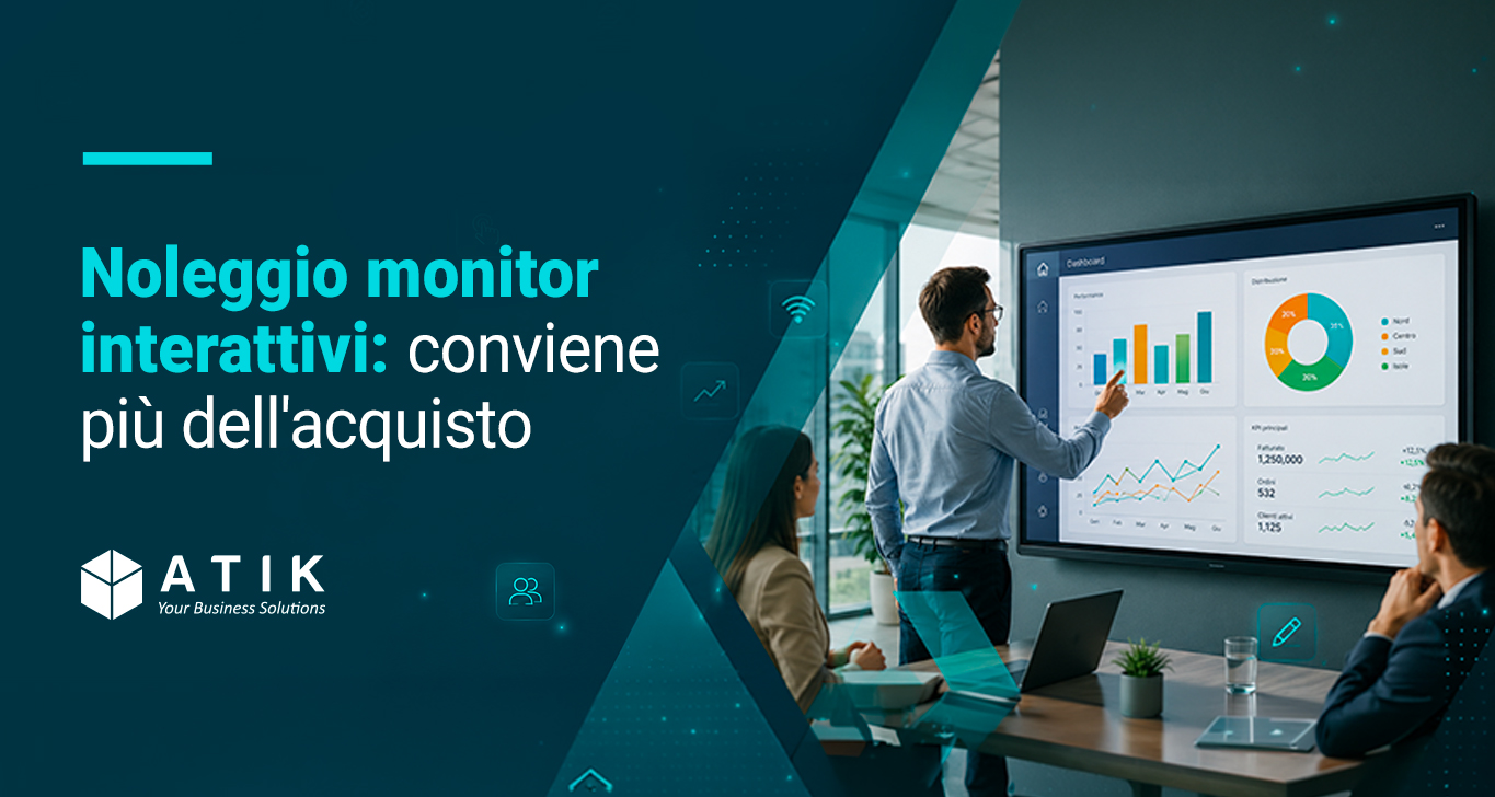 Noleggio monitor interattivi: conviene più dell’acquisto